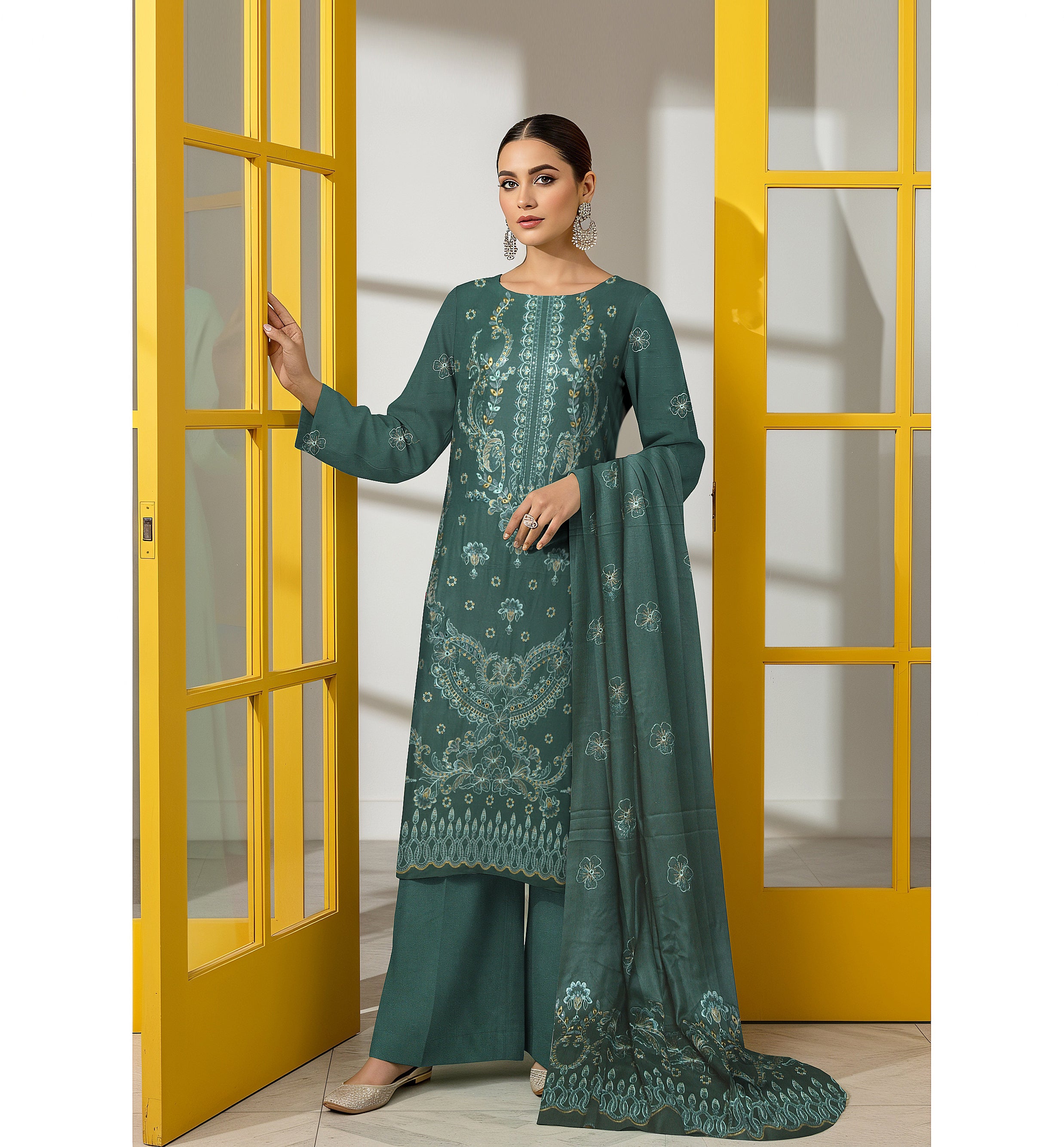 Jade Elegance (Unstitched)